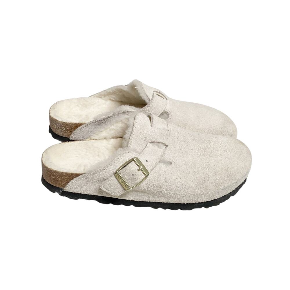 BIRKENSTOCK Shearling Boston Clogs EU 37 US 6 - Picture 3 of 10